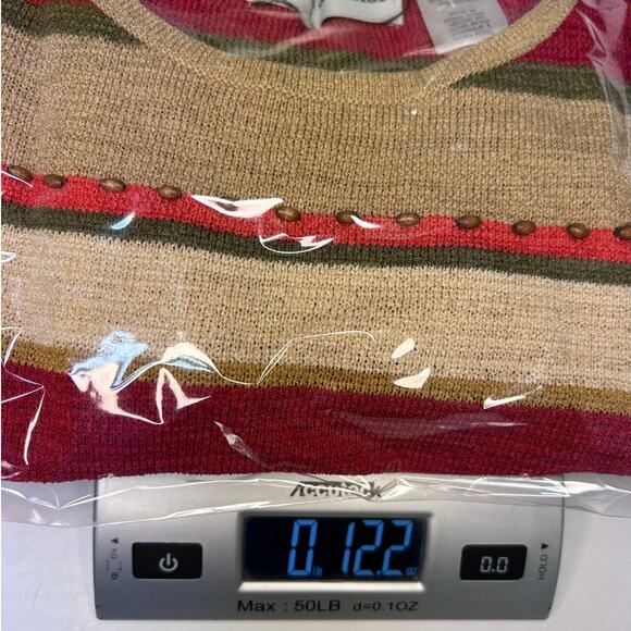 Alfred Dunner Vintage Women’s Short Sleeve Crew Neck Knit Sweater, size XL - Picture 9 of 9